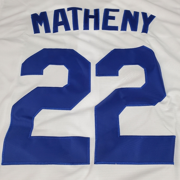 Kansas City Royals Mike Matheny Majestic Coolbase MLB Baseball Jersey Mens Small - Picture 6 of 8
